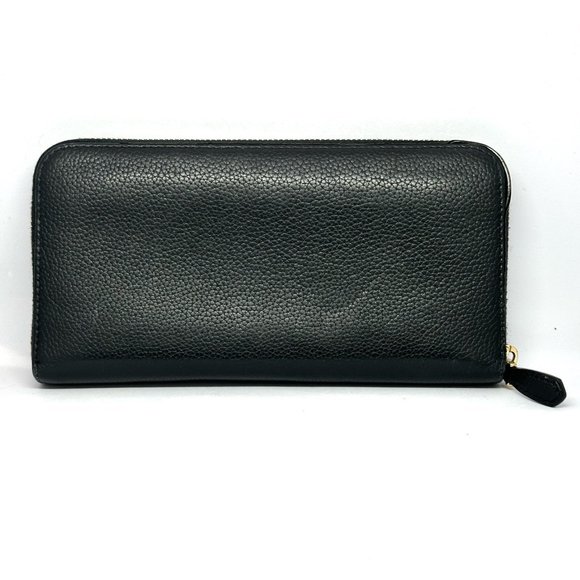 Prada Leather Wallet Black Long - Picture 1 of 7